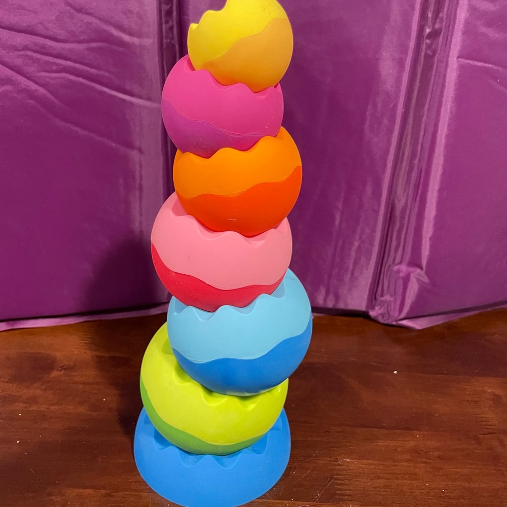 Baby Toddler Tobbles  Stacking Toy